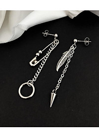 Khuyên tai nam nữ xích dài Hàn Quốc cực cool 1 ĐÔI