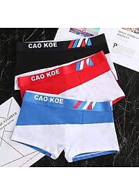 Quần lót nam - Quần đùi boxer nam CAO KOE cho Học sinh trẻ trung, sinh viên cá tính cotton nguyên chất 100% thoáng khí