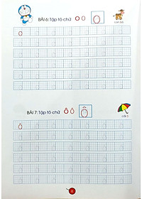 Sách Khởi Đầu Học Viết: Tập Tô Chữ