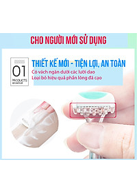 Set 02 chiếc Dao cạo vùng kín Kai Bikini Line - Hàng nội địa Nhật Bản 