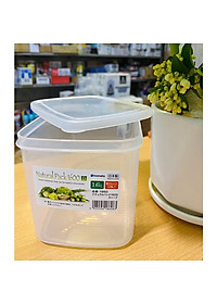 Hộp Nhựa Đựng Thực Phẩm Inomata Natural Pack Nhiều Dung Tích Dùng Được Trong Lò Vi Sóng