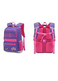 Balo học sinh cấp 1&amp;2 siêu nhẹ chống gù chống nước cao cấp phong cách châu âu