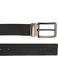 Bộ Ví & Thắt Lưng Nam Đầu Kim Huy Hoàng HT2114-HT4108 (23 x 11,5 cm) - Đen