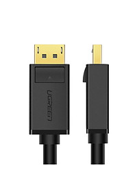 Dây cáp DisplayPort 2 đầu đực tốc độ 21.6Gbps dài 3M UGREEN DP102 10212 - Hàng Chính Hãng