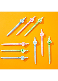 [Sơn Tùng M-TP Collection] Bút Bi Nước Mực Gel Bấm Ngòi 0.5 Nhanh Khô Siêu Mướt Nhiều Mực BST Limited Deli - Viết Bi Học Sinh Văn Phòng - EG17-BL