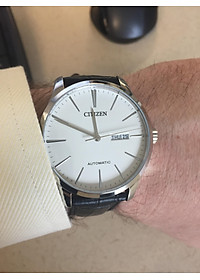 Đồng Hồ Nam Citizen Dây Da NH8350-08B - Mặt Trắng 