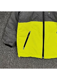 Áo khoác bé trai lót nỉ có mũ 2-8 tuổi phối màu thời trang chất liệu cao cấp