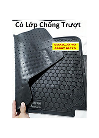 Thảm Lót Sàn Cao Su Đúc Xe Toyota Vios 2022-2019 Mẫu Tổ Ong Cao Cấp, Không Mùi