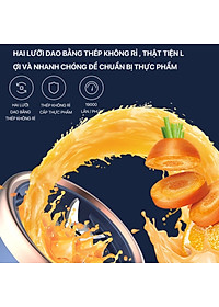 Máy Xay Sinh Tố Mini Cầm Tay Sử Dụng Pin Sạc Cổng USB, Máy Xay Mini 6 Lưỡi Siêu Tiện Lợi - Hàng chính hãng MINIIN (Giao màu ngẫu nhiên)