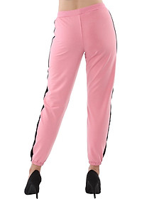 Quần thun dài nữ sọc hông lưới thông hơi Phúc An 3016