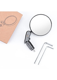 Gương Kính Chiếu Hậu Xe Đạp GXD-ML03 cho xe đạp có lỗ tay cầm phi 18-22mm xoay 360 Độ giúp quan sát phía sau xe đạp  (Mặt Gương Cầu Lồi) - Mai Lee