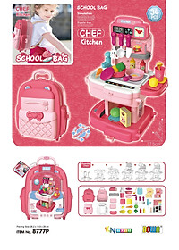 Bộ Đồ Chơi Nhập Vai BOWA 8777P - Cặp Nhà Bếp 34 Chi Tiết