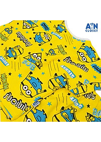 Bộ quần áo ngắn unisex họa tiết Minions thun cotton - AICDBTJ9XQ5U - AIN Closet