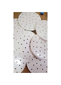 Giấy nến đục lỗ lót nồi chiên không dầu loại 4 lít, 4.5 lít, 5 lít, 6.5 lít - Size 21cm - 100 tờ - siêu tiện dung
