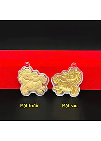 Móc Khóa Ngựa Vàng Mini 3D – Móc Treo Chìa Khóa/ Balo – Thu Hút May Mắn Tài Lộc 2026
