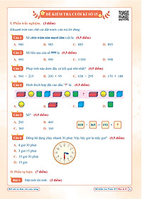 Combo Đề Kiểm Tra Toán, Tiếng Việt Lớp 2 - Kết Nối Tri Thức