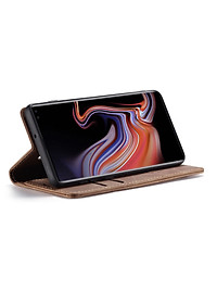 Bao da bò thật dạng ví chính hãng Caseme dành cho Samsung S10 5G - Hàng chính hãng