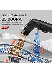 Máy giặt sofa cầm tay cao cấp JETZT G3 - máy hút bụi, diệt khuẩn, làm sạch sâu dành cho ghế sofa, nệm thảm, hàng chính hãng