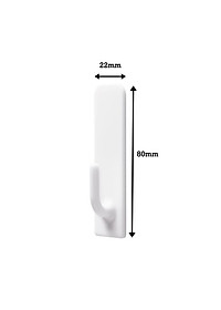 Móc Treo Tường Kiểu Vuông Command 1,8kg