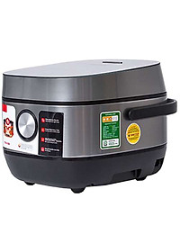 Nồi cơm cao tần Toshiba RC-18IP1PV - 1.8L - Lòng nồi dày 3mm chống dính, Công nghệ cao tần IH 1300W + nhiệt 3D, Chế độ điều chỉnh độ mềm của cơm, Hẹn giờ nấu- Hàng chính hãng, bảo hành 12 tháng