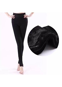 Quần nỉ lót lông nữ - Quần legging lót lông mùa đông loại 1