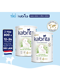 Combo 2 lon Sữa dê Kabrita số 2 cho trẻ từ 12- 24 tháng - Lon 800g