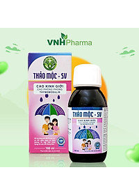 Combo 5 chai Siro Thảo Mộc SV Cao Kinh Giới - Hỗ Trợ Giảm Ho, Tăng Sức Đề Kháng, Giảm Viêm Mũi Dị Ứng, Viêm Đường Hô Hấp 100ml