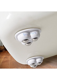 COMBO 4 Bánh Xe Mini Bi Thép Gắn Tủ Kệ Nội Thất Dán Đáy Thùng Rác Hộp Để Đồ Keo Siêu Dính Di Chuyển Đồ Đạc