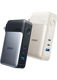 Sạc dự phòng kiêm cốc sạc Anker 733 GaNPrime PowerCore 2 in 1 1USB 2Type-C 65W 10000mAh A1651 - Hàng chính hãng