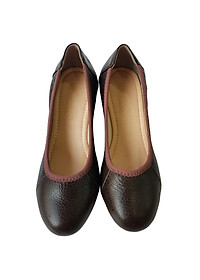 Giày Cao Gót Nữ Công Sở Da Bò Thật BIGGBEN Cao 5 Phân GCG14