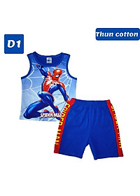 Bộ đồ siêu nhân nhện từ 10-42kg - thun cotton -Kiến Lửa