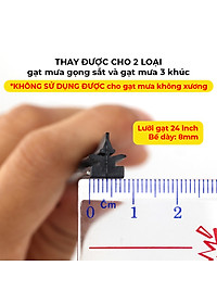 Combo 2 Lưỡi Gạt Mưa Loại A VIAIR R15 (24 Inch/600 mm)