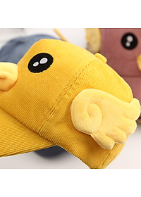 Mũ lưỡi trai vịt cho bé trai bé gái từ 1-7 tuổi vải nhung 5 màu