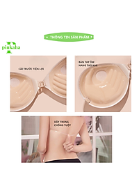 Áo Lót Dán Nâng Ngực Silicon - Áo Bra Dán Ngực Silicon Cài Trước Không Gọng Hình Bàn Tay