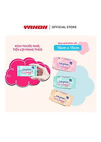 Khăn Ướt Mini LET_GREEN 12 Miếng | Nhỏ Gọn, Tiện Lợi