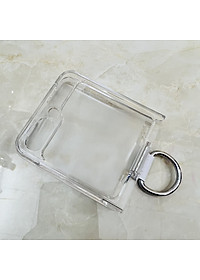 Ốp lưng cho Galaxy Z Flip 5 Likgus trong có ring- hàng chính hãng