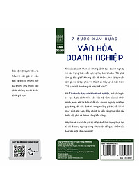 Sách 7 Bước Xây Dựng Văn Hóa Doanh Nghiệp