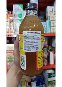 Combo 2 chai giấm táo BRAGG Hữu cơ Nhập khẩu USA chai 473ml siêu tiết kiệm
