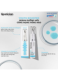 Serum dưỡng hồng môi và căng mọng Lipstician Lip Serum Youth Booster 9g