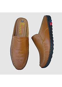 Dép Bít Mũi Nam HÀ NAM Da Bò Thật Cao Cấp GSB20124