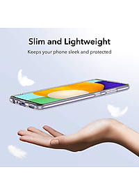 Ốp lưng silicon dẻo cho Samsung Galaxy A53 5G trong suốt mỏng 0.6mm hiệu Ultra Thin độ trong tuyệt đối chống trầy xước - Hàng nhập khẩu
