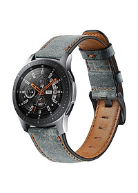 Dây da đồng hồ 22mm dành cho Huawei GT/ GT2 Honor Magic - chốt thông minh
