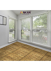 Vỉ Lót Sàn Ban Công Loại Dài 60cm Màu Vàng Thương Hiệu ANKAN Dùng Để Lót Ban Công Sân Vườn Sân Thượng Hành Lang Văn Phòng (1 Vỉ)