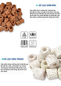 Sứ Lọc Hồ Cá 1.5KG/2KG vật liệu lọc nước bể cá cảnh, hồ thủy sinh cao cấp