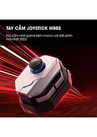 Tay cầm chơi game điện thoại Memo MB02 - Joystick hỗ trợ macro ghìm tâm auto tap liên quân ff pubg tốc chiến mobile - Hàng nhập khẩu