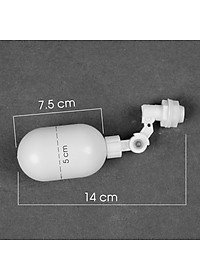 Phao cơ mini chống tràn đa năng, linh kiện máy lọc nước, phun sương, lắp dàn tưới cây, bể thủy sinh, cá cảnh, bán cạn (kèm phụ kiện ra dây 6)