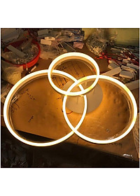 Đèn trần PAPE với 3 chế độ ánh sáng hiện đại trang trí nội thất sang trọng kèm điều khiển [ ẢNH THẬT 100% ].