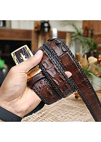 Thắt Lưng Cá Sấu [DÂY LIỀN NGUYÊN CON ĐAN VIỀN THỦ CÔNG RẤT ĐẸP VÀ BỀN]