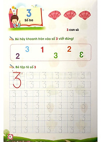 Sách Bé Tự Tin Bước Vào Lớp 1 - Cùng Bé Học Toán - Tập 1 (Dành Cho Bé Từ 5 - 6 Tuổi)