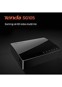 Bộ chia mạng Switch Tenda SG105 5 cổng Gigabit - Hàng Chính Hãng